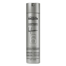 Cargar imagen en el visor de la galería, L'Oréal Professionnel Infinium Pure Extra Fort Laca 300ml de fijación extrema instantánea y acabado profesional sin fragancia