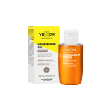 Cargar imagen en el visor de la galería, Yellow Nutritive Aceite Nutritivo 100ml suero con argán y coco que restaura el brillo y la suavidad en cabellos secos