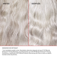Cargar imagen en el visor de la galería, Olaplex No. 4P Bond Shampoo Tonificante Potenciador de Rubios 250ml