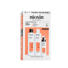 Cargar imagen en el visor de la galería, Nioxin Sistema #4 Kit de 3 pasos Anticaída para Cuidado de Color 150 ml con Shampoo y Tratamiento Intensivo