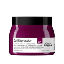 Cargar imagen en el visor de la galería, L'Oréal Professionnel Curl Expression Mascarilla Hidratante Intensiva 500ml para Cabello Rizado y Ondulado