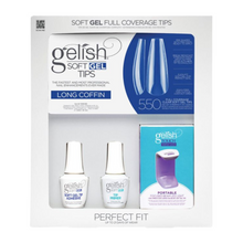 Cargar imagen en el visor de la galería, KIT GELISH SOFT GEL LONG COFFIN 1120074