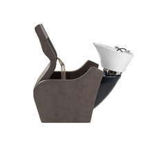 Cargar imagen en el visor de la galería, Lavacabezas eléctrico con descansapies New 330 Comfort Maletti