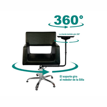Cargar imagen en el visor de la galería, Charola Metálica Giratoria para Silla Corte y Barbero Letmex BM200