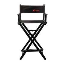 Cargar imagen en el visor de la galería, Silla Maquillaje Tipo Director KSC-02 Letmex Negra Plegable