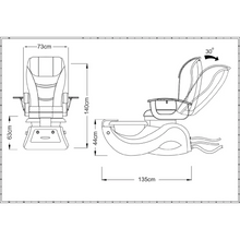 Cargar imagen en el visor de la galería, Spa Pedicure S813 Tarja Acrílico Blanco y Masaje Letmex