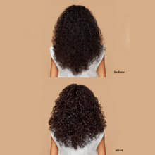 Cargar imagen en el visor de la galería, Cabello antes y despues Spray Ouidad Advanced Climate Control para protección antihumedad del cabello.
