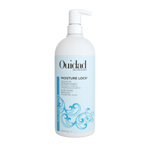 Cargar imagen en el visor de la galería, Botella Acondicionador profesional Ouidad Moisture Lock Leave-In 1L sin enjuague.