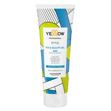 Cargar imagen en el visor de la galería, Yellow Style Fix & Wet Gel 250ml fijador de sujeción extra fuerte con efecto húmedo sofisticado y sin residuos