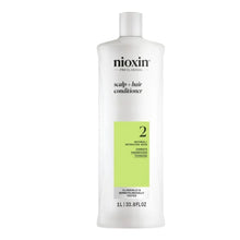 Cargar imagen en el visor de la galería, Nioxin Sistema #2 Scalp Therapy Acondicionador Anticaída 1000 ml para Cabello Natural con Adelgazamiento Avanzado