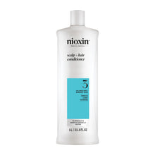 Cargar imagen en el visor de la galería, Nioxin Sistema #3 Scalp Therapy Acondicionador Anticaída 1000 ml para Cabello Teñido con Debilitamiento Ligero