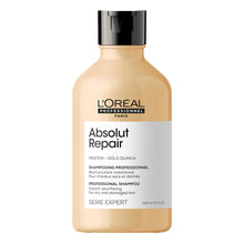 Cargar imagen en el visor de la galería, L'Oréal Professionnel Serie Expert Absolut Repair Shampoo 300ml para Cabello Dañado y Debilitado