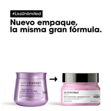 Cargar imagen en el visor de la galería, Mascarilla Serie Expert Liss Unlimited 250ml