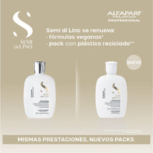 Cargar imagen en el visor de la galería, Shampoo Semi di Lino Diamond Illuminating 250ml