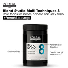 Cargar imagen en el visor de la galería, L'Oréal Professionnel Blond Studio 8 Polvo Decolorante Multi-Techniques 50g
