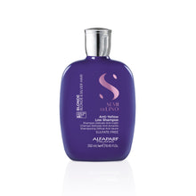 Cargar imagen en el visor de la galería, Alfaparf Milano Semi di Lino Blonde Anti-Yellow Shampoo matizador para neutralizar reflejos amarillos en cabellos rubios 250ml
