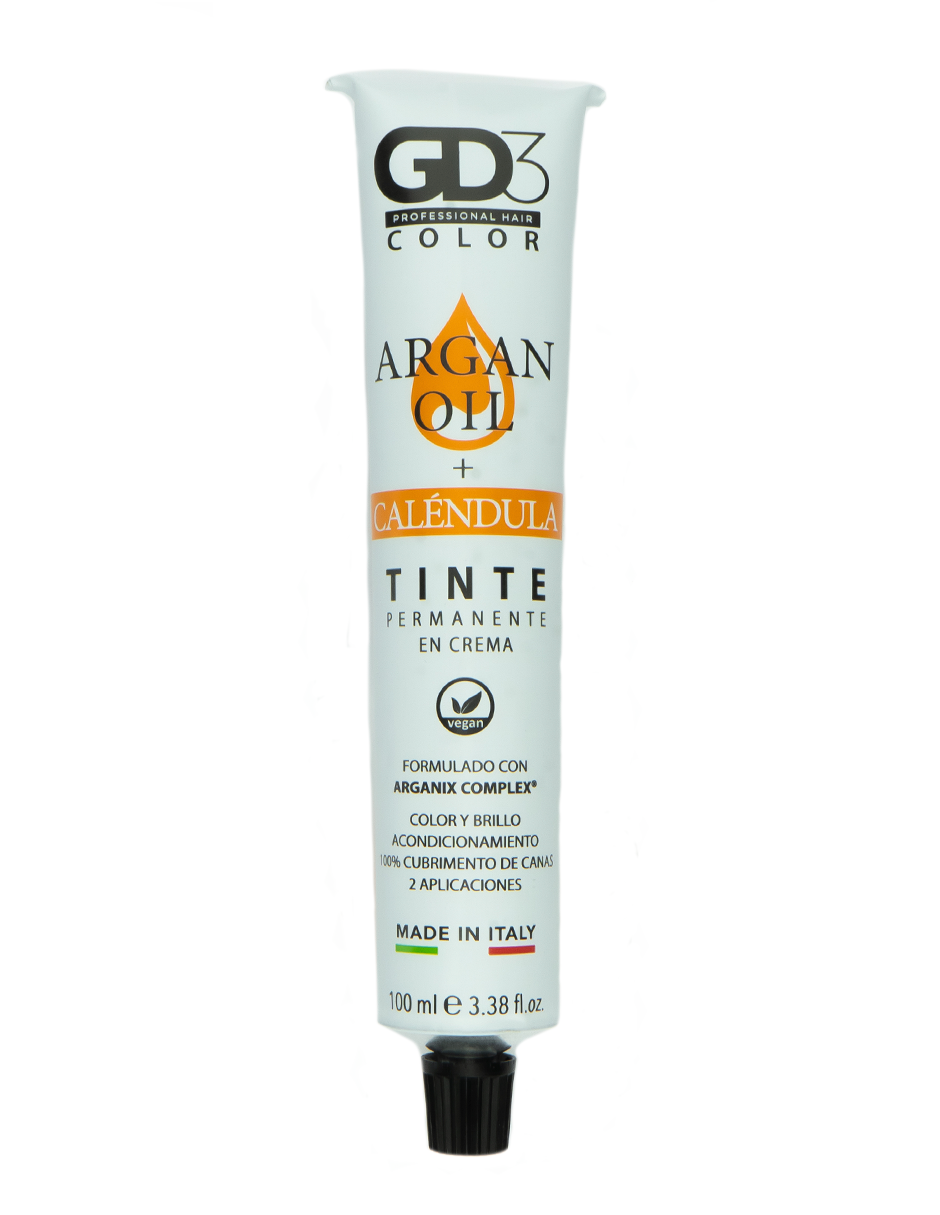 Tinte Permanente en Crema GD3 Argán Oil + Caléndula 100ml