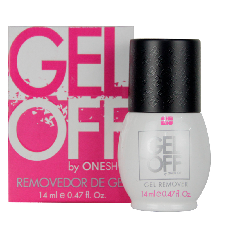 Gel Off Removedor de Gel Semipermanente 14ml One Shot
