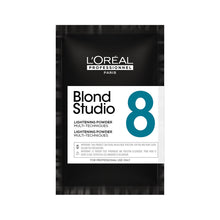 Cargar imagen en el visor de la galería, L'Oréal Professionnel Blond Studio 8 Polvo Decolorante Multi-Techniques 50g para aclaración de alto rendimiento