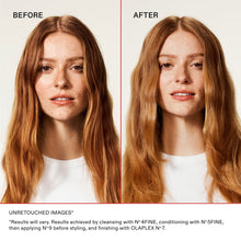 Cargar imagen en el visor de la galería, Antes y despues de Olaplex N°.4 Fine Bond Maintenance® Shampoo 
