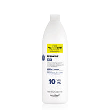 Cargar imagen en el visor de la galería, Yellow Peróxido 10 Vol. 1000ml oxidante en crema con tecnología Aloetrix para una coloración precisa y cuidado capilar profesional
