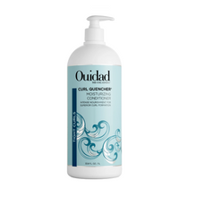 Cargar imagen en el visor de la galería, Acondicionador Ouidad Curl Quencher 1L para hidratación profunda en rizos secos.
