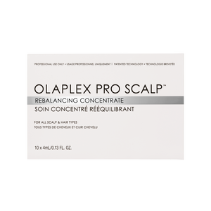 Caja Pro Scalp Rebalancing Concentrate vista frontal de olaplex