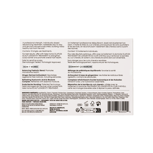 Caja Pro Scalp Rebalancing Concentrate de olaplex, vista trasera