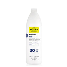 Cargar imagen en el visor de la galería, Yellow Peroxide 30 Vol. 9% 1000 ml activador de coloración con aceite de argán para aclaración de 2 niveles
