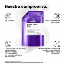 Cargar imagen en el visor de la galería, L'Oréal Professionnel Pro Keratin Alpha Sleek Shampoo Refill 1000ml
