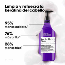 Cargar imagen en el visor de la galería, L'Oréal Professionnel Keratin Alpha Sleek Shampoo 1500ml
