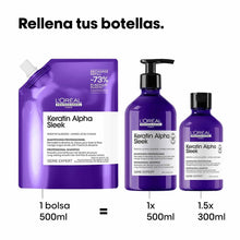 Cargar imagen en el visor de la galería, L'Oréal Professionnel Keratin Alpha Sleek Shampoo Refill 500ml
