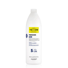 Cargar imagen en el visor de la galería, Yellow Peroxide 5 Vol 1.5% 1000 ml activador en crema para matización profesional y servicios tono sobre tono 1L

