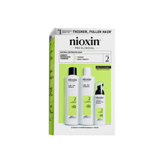 Cargar imagen en el visor de la galería, Nioxin Sistema #2 Kit Anticaída para Cabello Natural 150 ml Tratamiento de 3 Pasos para Debilitamiento Avanzado
