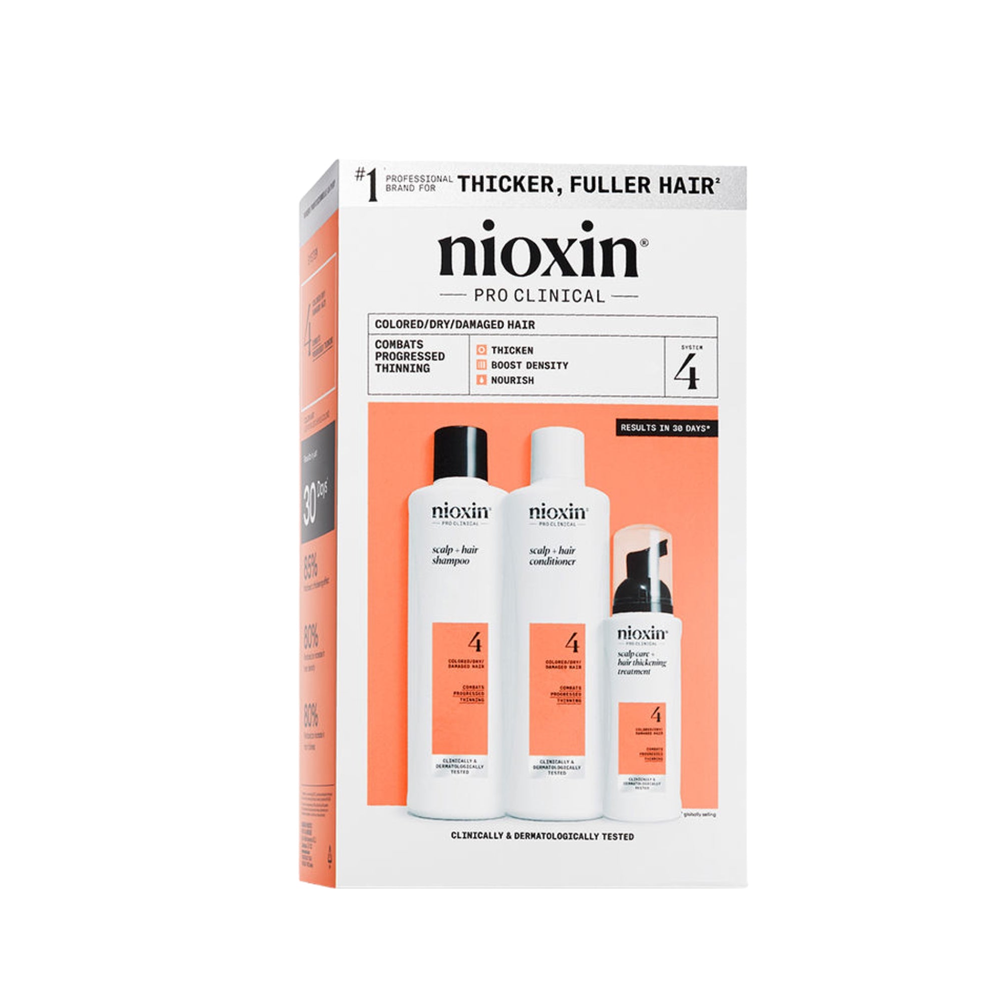 Nioxin Sistema #4      150 ml Kit de 3 pasos Antica’da, Cuidado de Color