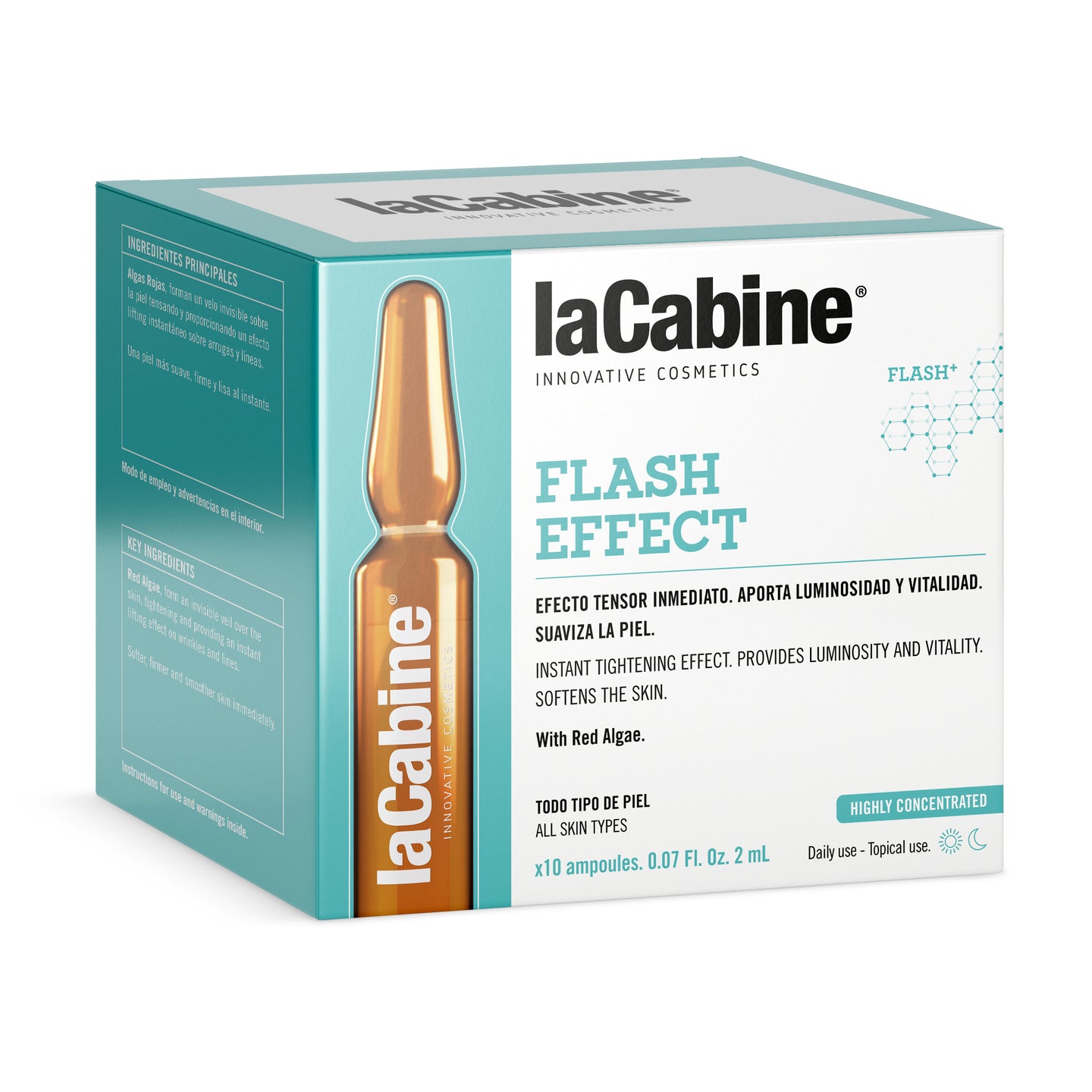 Cajas de Ampolletas Faciales Flash Effect 10 x 2ml