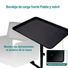 Cargar imagen en el visor de la galería, Charola Metálica Giratoria para Silla Corte y Barbero Letmex BM200
