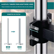 Cargar imagen en el visor de la galería, Charola Metálica Giratoria para Silla Corte y Barbero Letmex BM200
