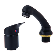 Cargar imagen en el visor de la galería, Regadera con Manguera y Mezcladora Monomando Negro mate Letmex X-601B
