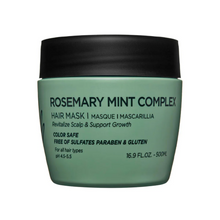 Cargar imagen en el visor de la galería, Rosemary Mint Complex Hair Mask 16.9oz
