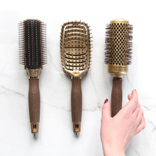 Cargar imagen en el visor de la galería, Olivia Garden NanoThermic Styler Cepillo para Peinado profesional
