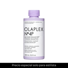 Cargar imagen en el visor de la galería, No. 4P Bond Shampoo Tonificante Potenciador de Rubios 250ml
