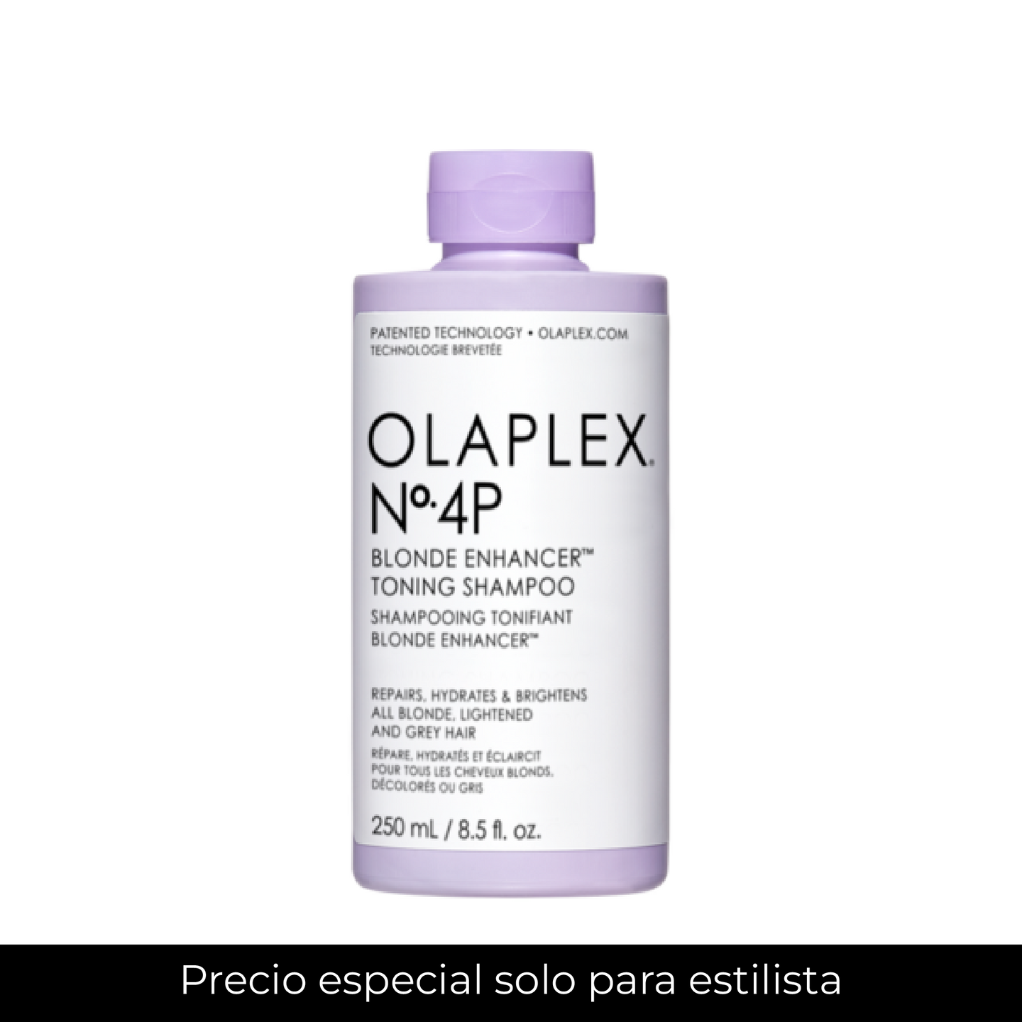 No. 4P Bond Shampoo Tonificante Potenciador de Rubios 250ml