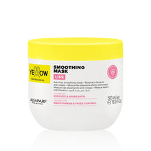 Cargar imagen en el visor de la galería, Yellow Liss Smoothing Mascarilla 500ml tratamiento antifrizz con KeraVeg y aceite de Amaranto para un alisado sedoso profesional
