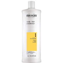 Cargar imagen en el visor de la galería, Nioxin Sistema #1 Acondicionador Anticaída 1000 ml para Cabello Natural con Debilitamiento Ligero
