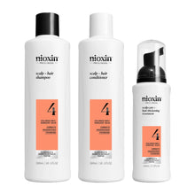 Cargar imagen en el visor de la galería, Nioxin Sistema #4      300 ml Kit de 3 pasos Anticaída, Cuidado de Color
