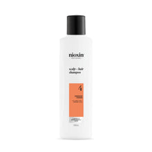Cargar imagen en el visor de la galería, Nioxin Sistema #4 Shampoo 300 ml para Cuidado de Color y Cabello con Adelgazamiento Avanzado
