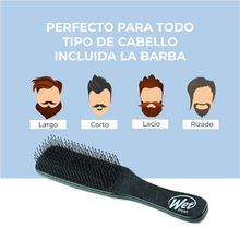 Cargar imagen en el visor de la galería, Wet Brush Men0s Detangler Black Leather Cepillo
