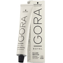 Cargar imagen en el visor de la galería, Schwarzkopf Igora Royal Absolutes SilverWhite Tinte 60ml Matizador Antiamarillo para Cabello Maduro y Canas
