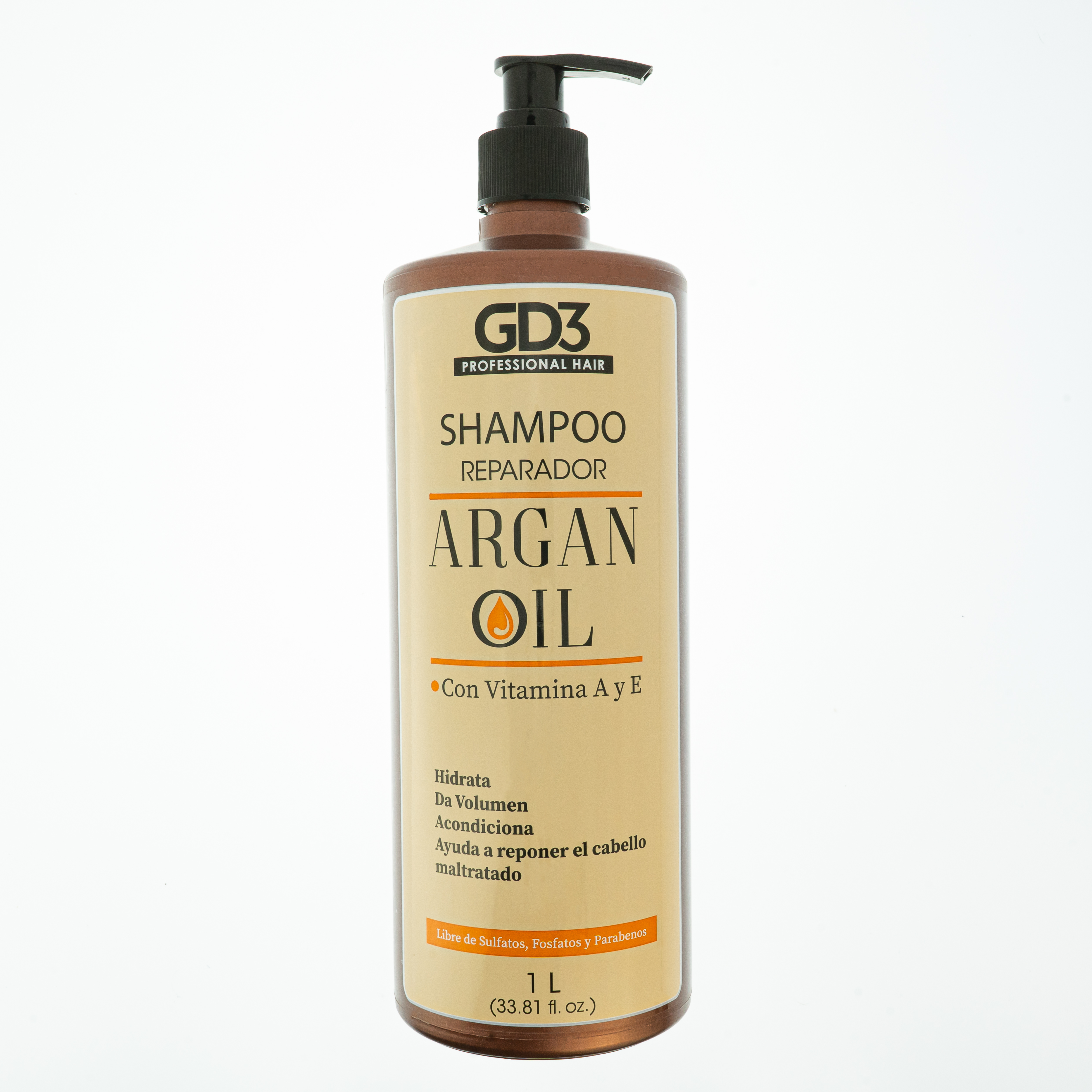 Shampoo Reparador con Aceite de Argán GD3 1000ml